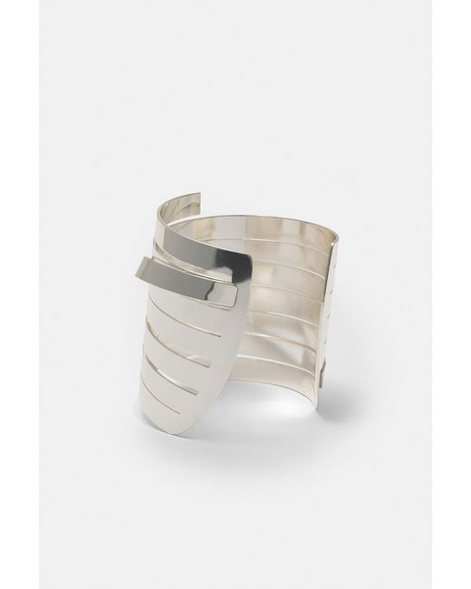 Pull&Bear Blue Crossed Bar Arm Cuff