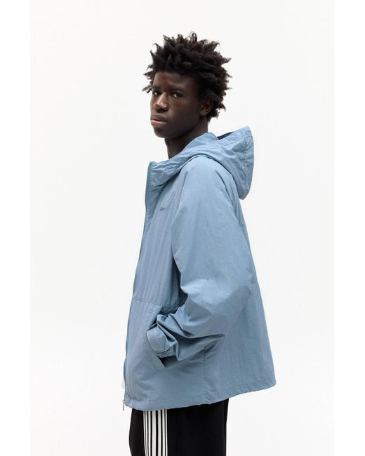 Pull&Bear Leichte Regenjacke Mit Kapuze in Blue für Herren