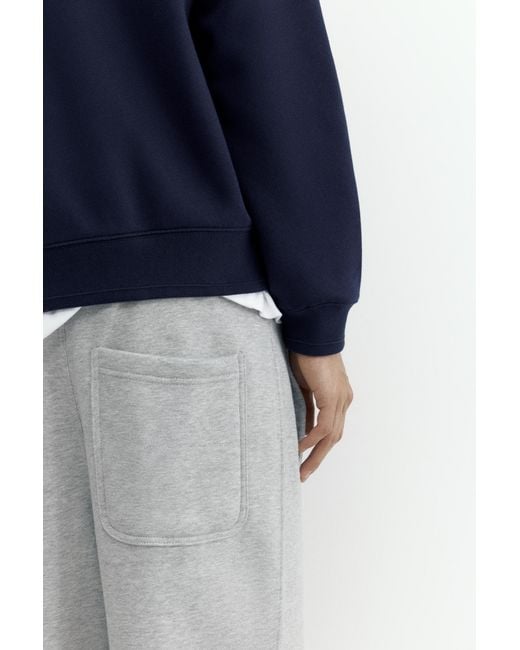 Pantaloni Tuta Baggy Basici di Pull&Bear in Gray da Uomo