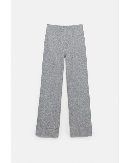 Pull&Bear Gray Soft Touch Straight Fit Pants