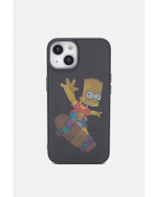 Pull&Bear Black The Simpsons Iphone Case for men