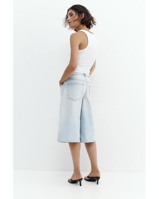 Jorts Taille Basse Pull&Bear en coloris Blue