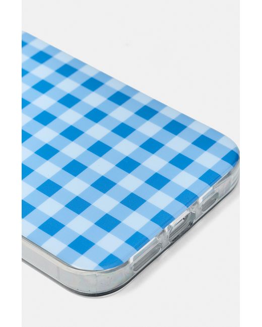 Pull&Bear Blue Iphone-Hülle Mit Vichykaros