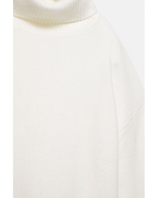 Pull&Bear Gray High Neck Jumper