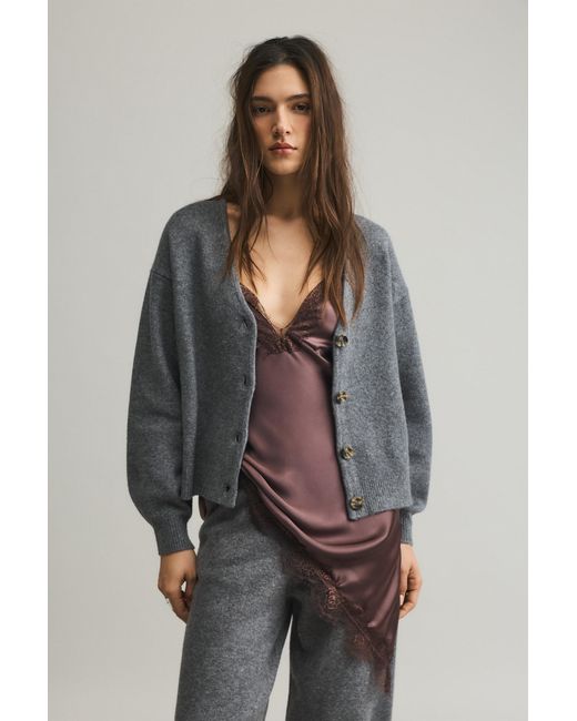 Pull&Bear Black Soft Knit Cardigan