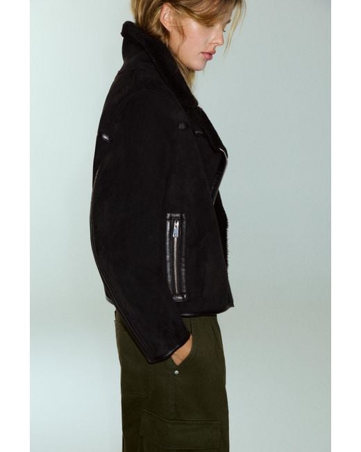 Giacca Double Face di Pull&Bear in Black
