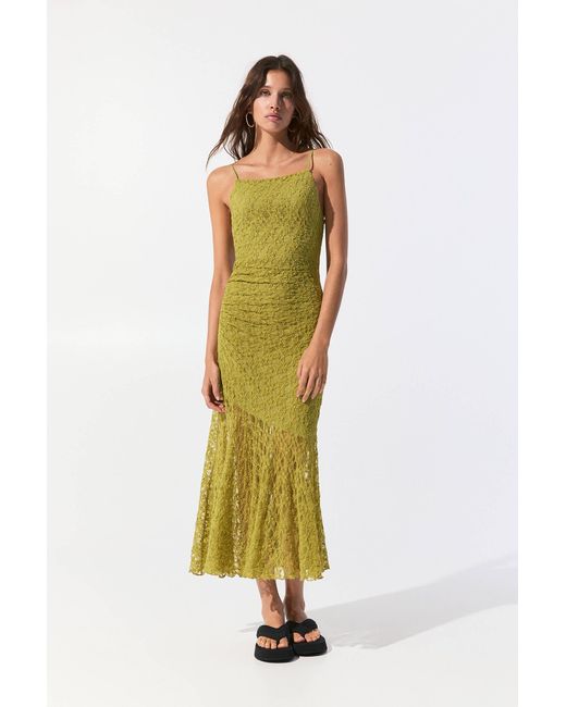 Pull&Bear Multicolor Spitzen-Midikleid