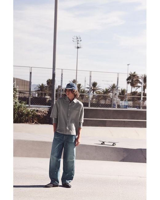 Jean Baggy Pull&Bear pour homme en coloris Black