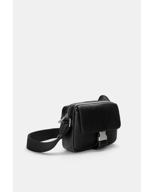 Pull&Bear Umhängetasche Mit Schnalle in Black für Herren