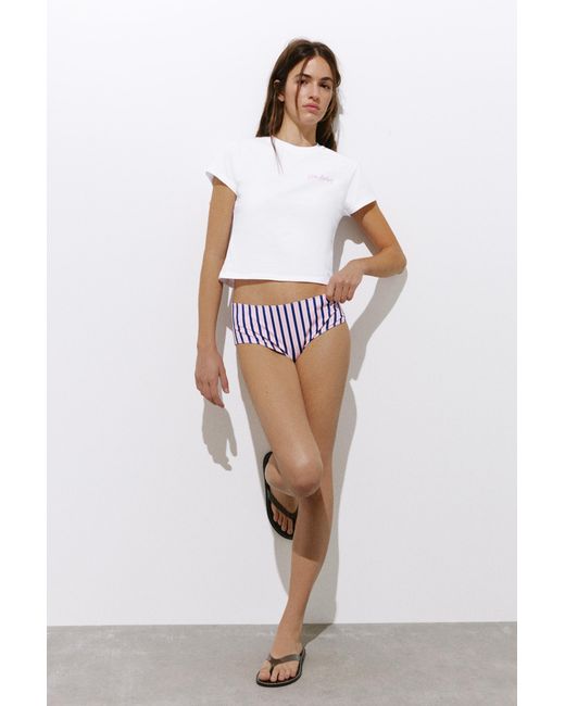 Pull&Bear Slim Aarons T-Shirt in het Black