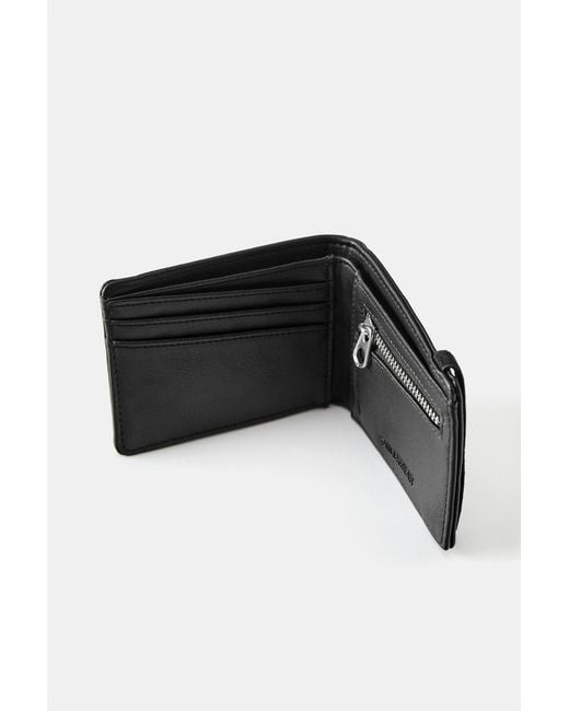 Pull&Bear Black Plain Purse for men