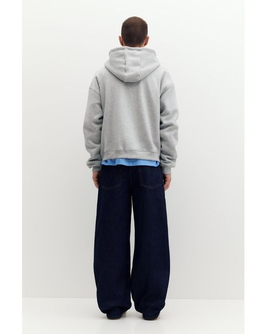 Sweat À Capuche Zippé Pull&Bear pour homme en coloris Gray