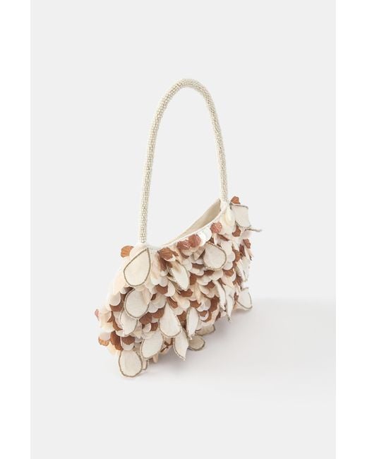 Borsa A Spalla Con Perline di Pull&Bear in Red