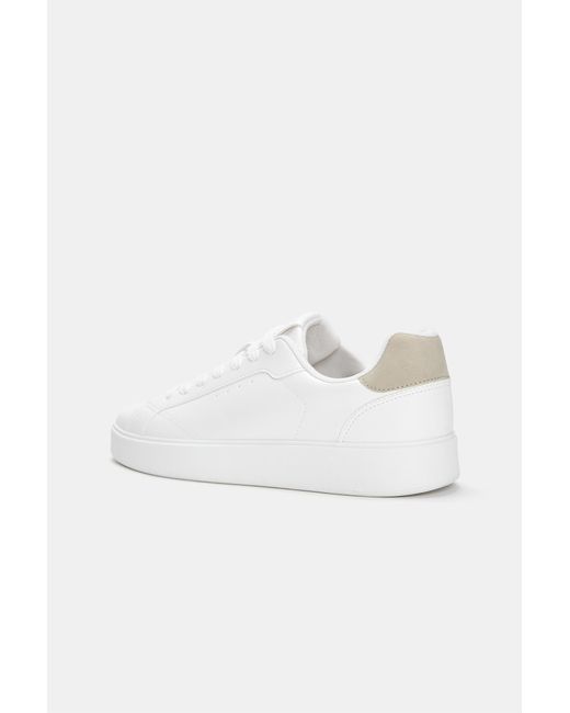 Pull&Bear Black Casual Trainers With Detail for men
