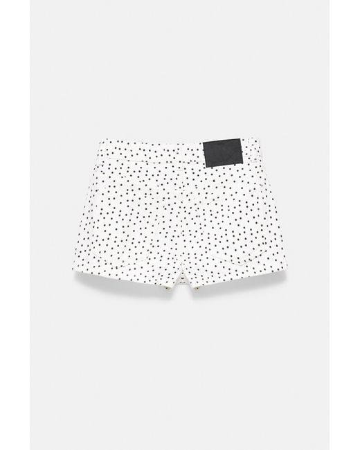Pull&Bear Mini Short Met Stippen in het White
