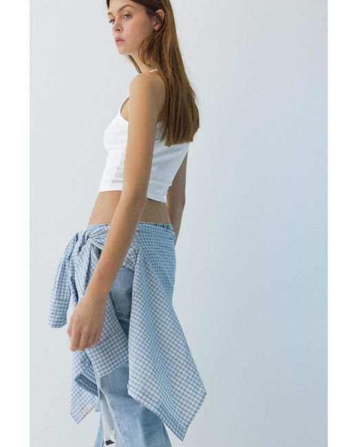 Débardeur Étoiles Pull&Bear en coloris Blue