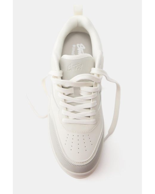Pull&Bear White Stwd Multi-Piece Trainers for men