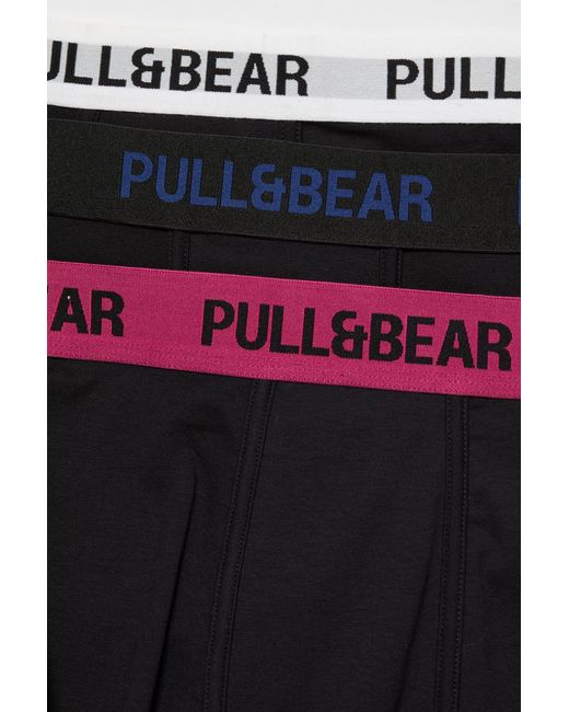 Pull&Bear Multicolor Pack Of 3 Boxers for men