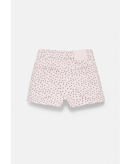 Pull&Bear Mini Short Met Stippen in het Multicolor