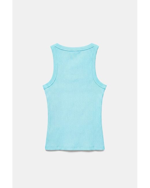 Canotta Basic di Pull&Bear in Blue