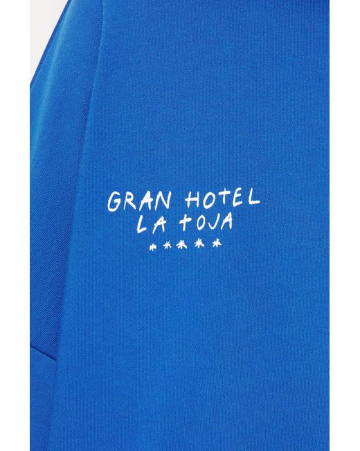 Pull&Bear Hoodie La Toja in het Blue
