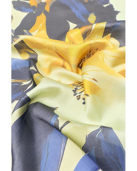 Pull&Bear Multicolor Floral Satin Scarf