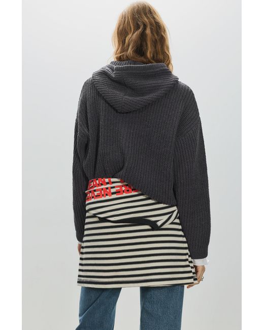 Pull&Bear Multicolor Chenille Hooded Jumper
