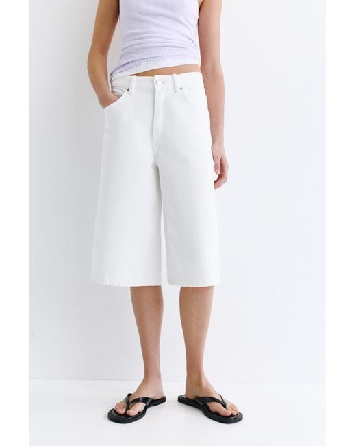 Pull&Bear Blue Low-Rise Jorts