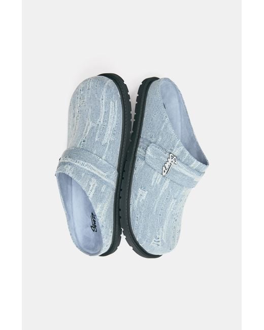 Pull&Bear Green Stwd Denim Clogs for men