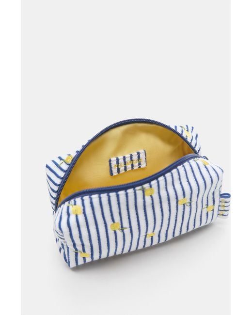 Beauty Case A Righe di Pull&Bear in Blue