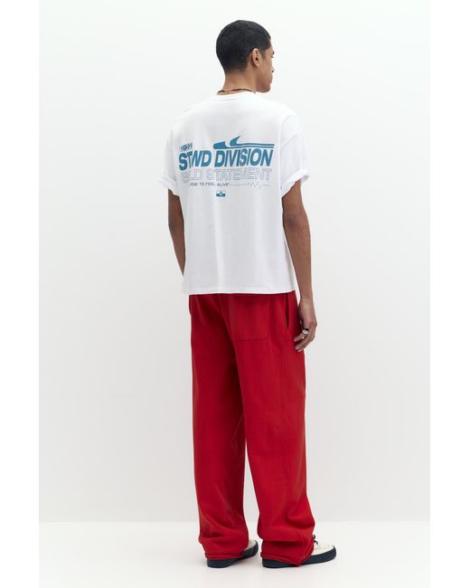 Pull&Bear Red Stwd Division T-Shirt for men