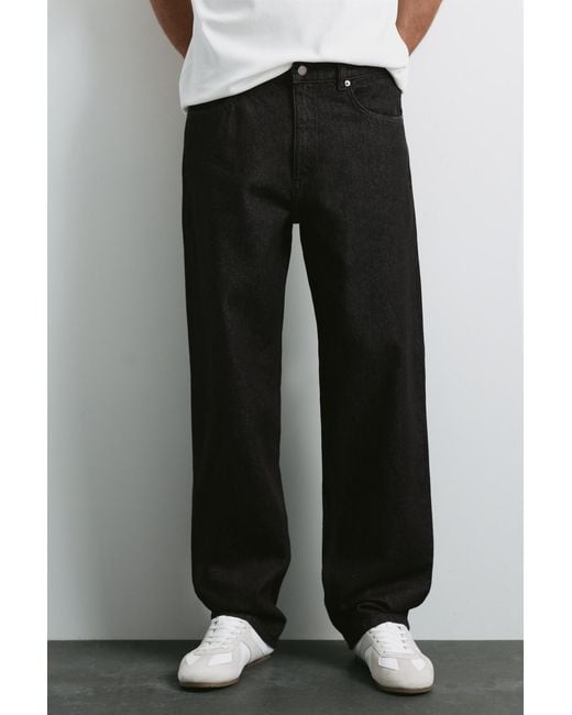 Pull&Bear White Straight-Leg Jeans for men