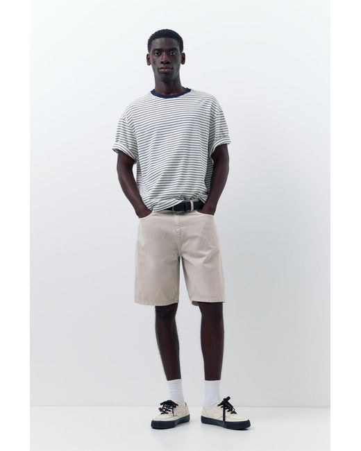 Pull&Bear Multicolor Standard Denim Bermuda Shorts for men