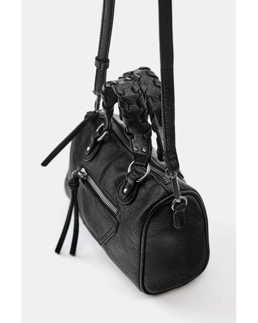 Pull&Bear Schoudertas in het Black