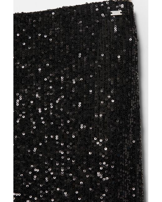 Pull&Bear Blue Sequin Trousers