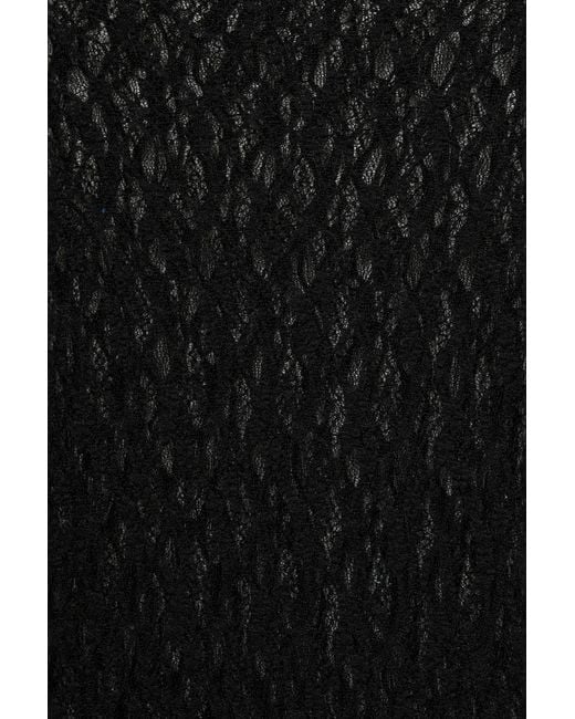 Pull&Bear Black Langarm-Spitzenbody