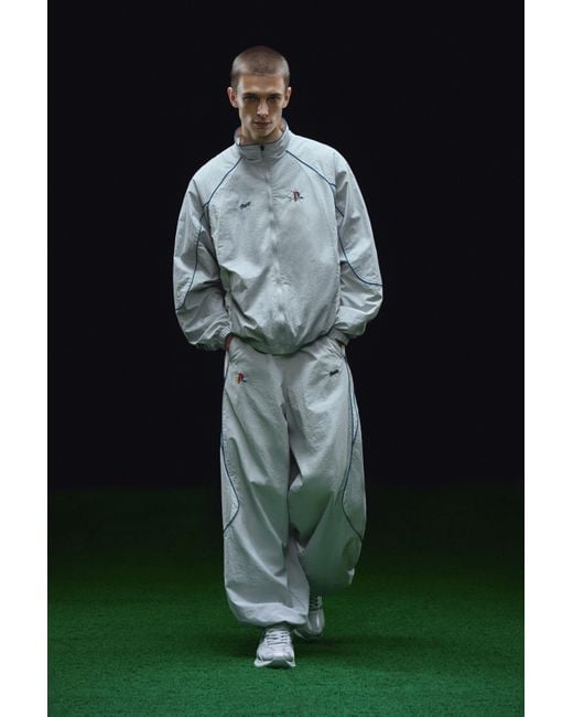 Pull&Bear Gray Playstation X Stwd Color Block Jacket for men