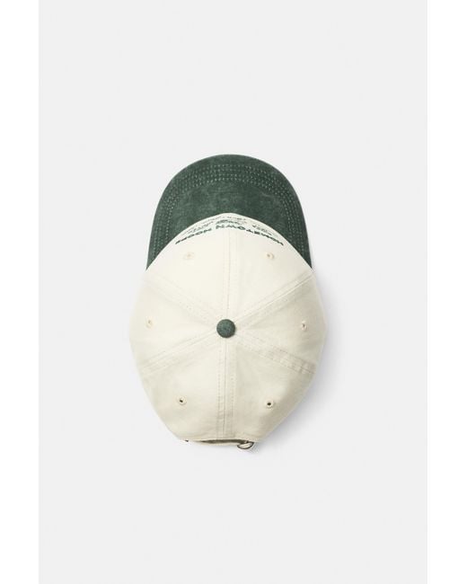 Pull&Bear White Hometown Hoops Cap for men