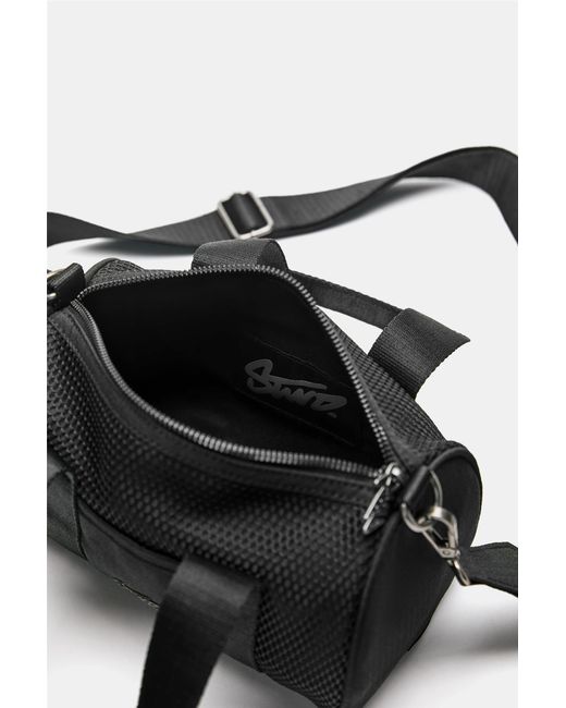 Borsa A Tracolla Rete Stwd di Pull&Bear in Black da Uomo