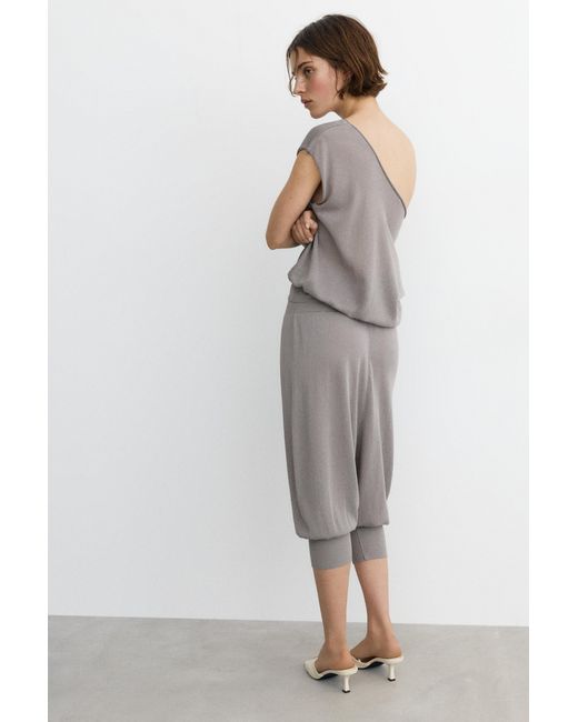 Pull&Bear Pofbroek in het Gray