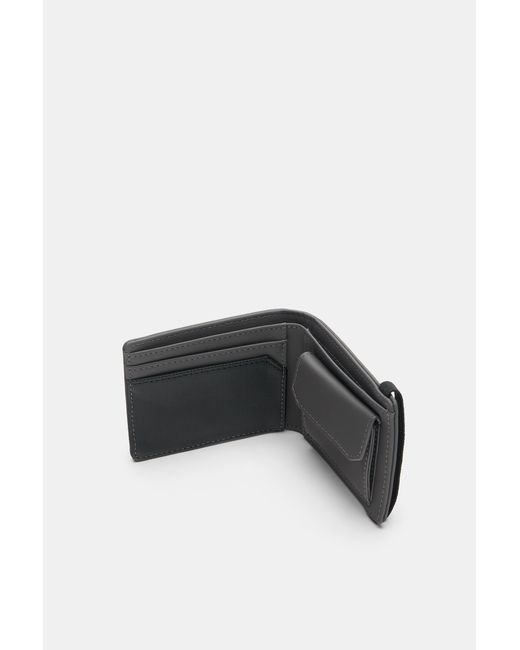 Pull&Bear Gray Rubberised Wallet for men