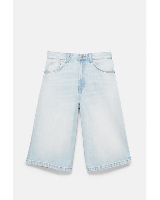 Jorts Taille Basse Pull&Bear en coloris Blue
