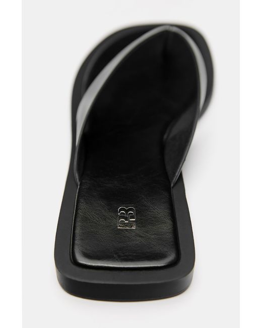 Pull&Bear Gray Flat Sandals