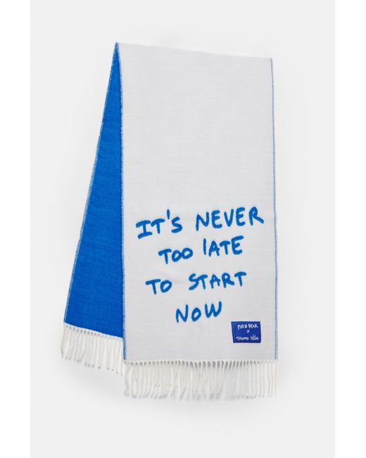 Sciarpa Thomas Lélu di Pull&Bear in Blue