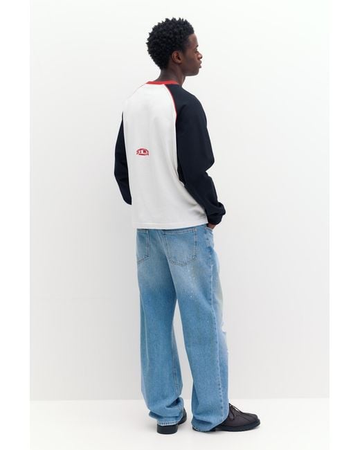 Jean Slim Bootcut Déchiré Pull&Bear pour homme en coloris Blue