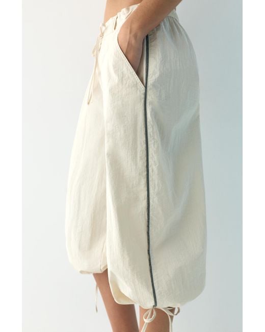 Pull&Bear Technische Capri Pofbroek in het Gray