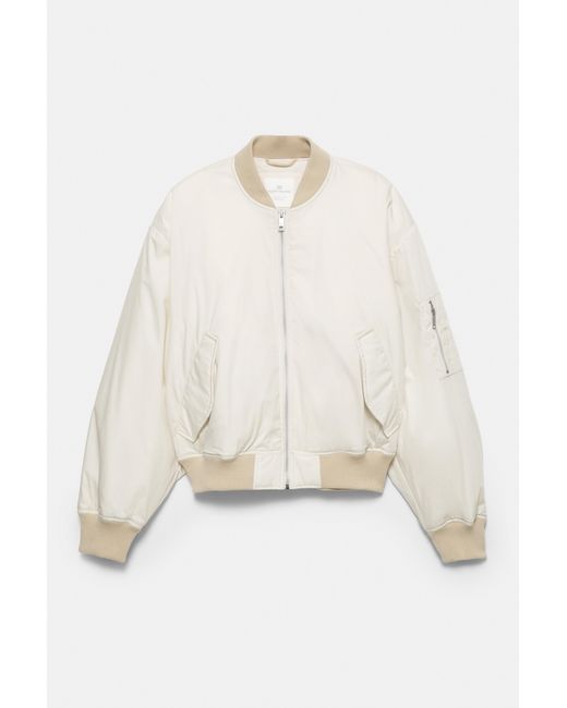 Pull&Bear Bomberjack in het Natural
