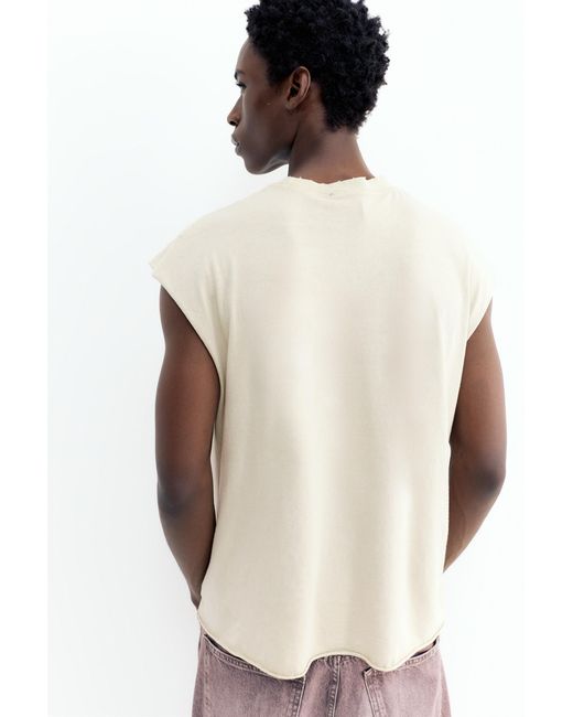 Pull&Bear Singlet Met Acid Wash in het Multicolor voor heren