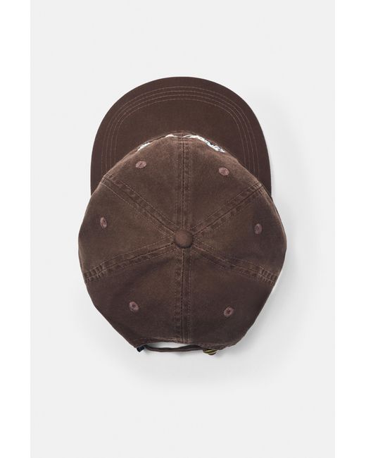Pull&Bear Basecap Mit Stickerei Savoring in Brown für Herren
