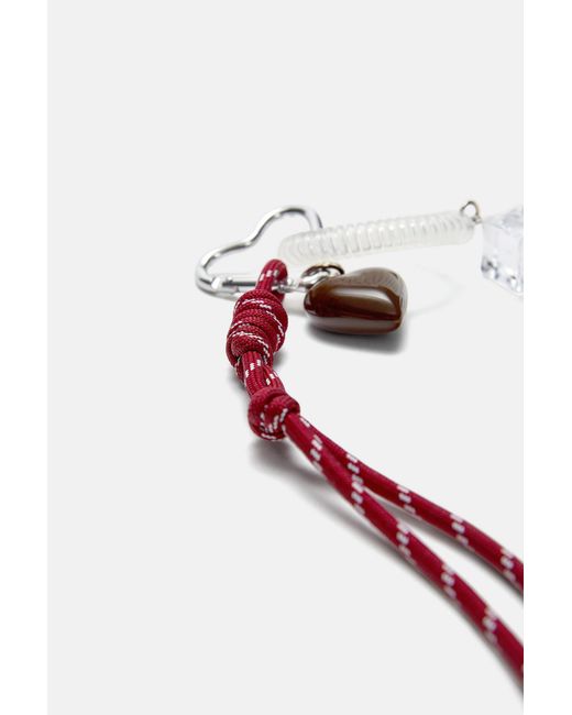 Pull&Bear Brown Schlüsselanhänger Mit Mehreren Charms